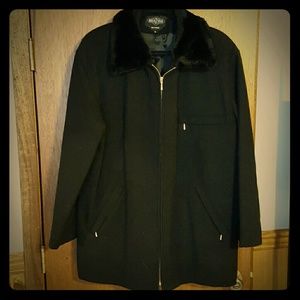 Beautiful Black wool Braetan coat